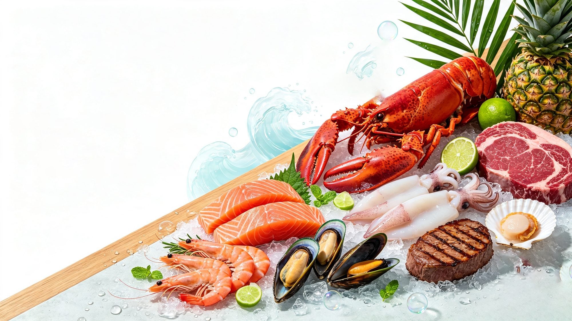 Ocean-fresh seafood,
ready for your summer grill
